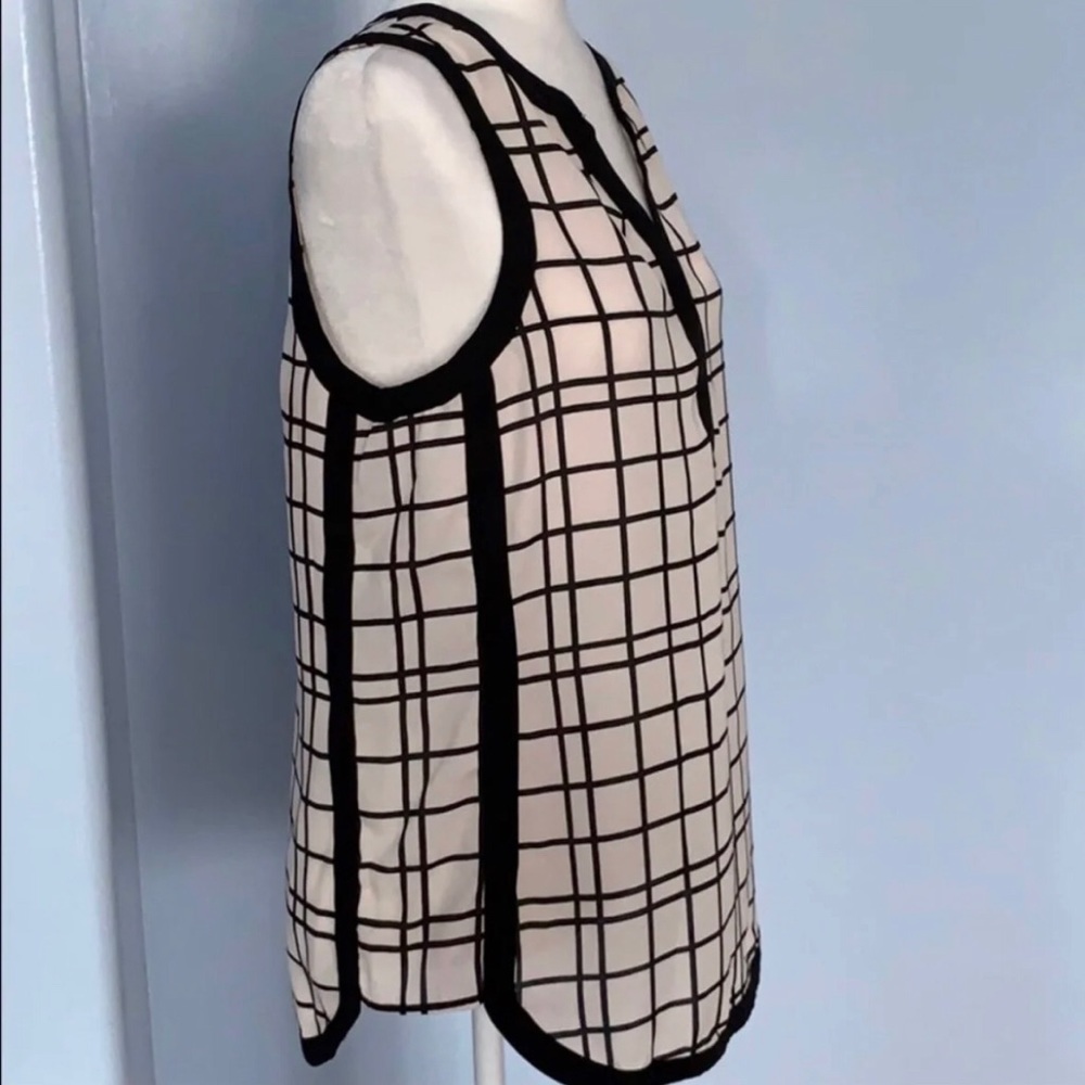 Banana Republic Windowpane Tunic Top 🛒 - Picture 4 of 5